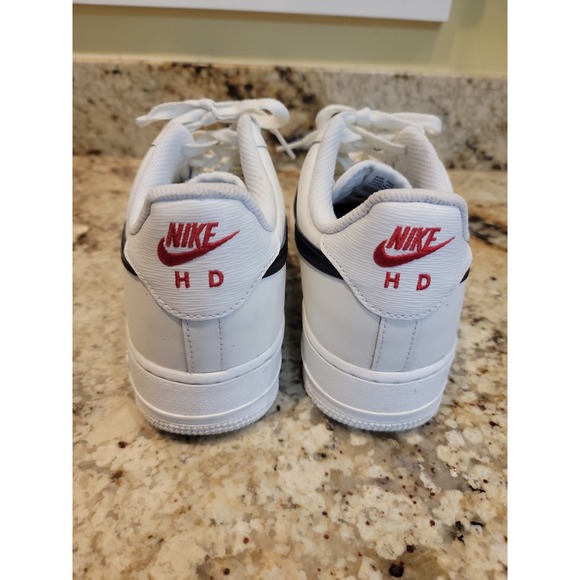 NIKE AIR FORCE 1 LOW ID NIKE BY YOU HD WHITE-BLACK SZ 10 [CT7875-994] Worn Once main image 10